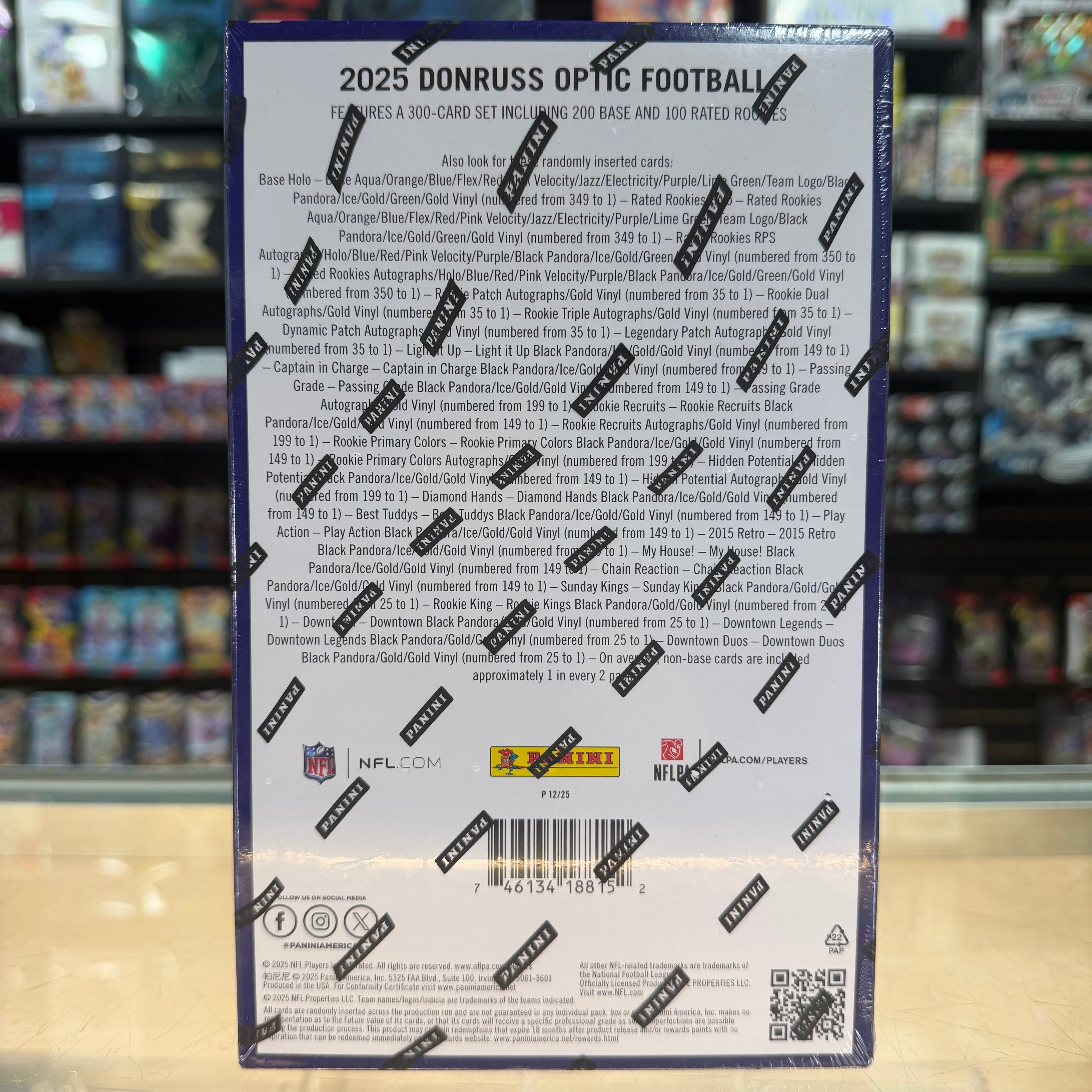 2025 Donruss Optic Football Hobby Box