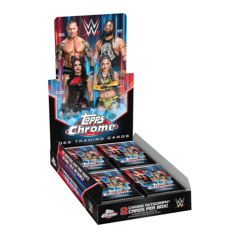 2026 Topps Chrome WWE Wrestling Hobby Box